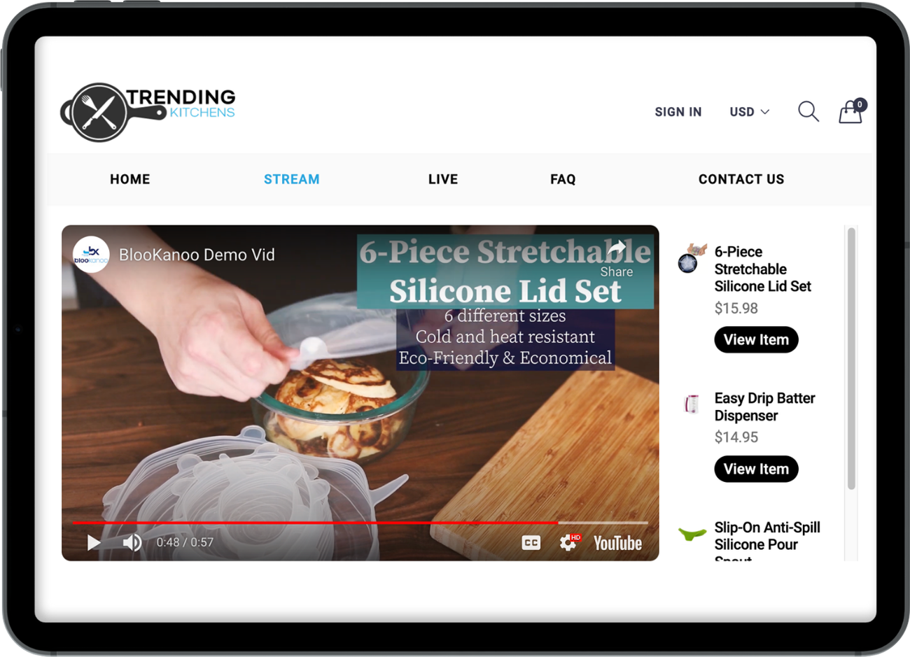 bkSTREAM screen shot